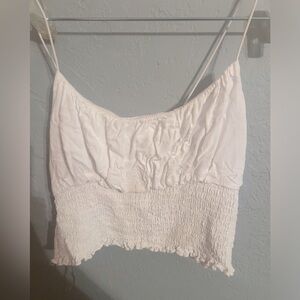 LA Hearts Camo bodice crop tank